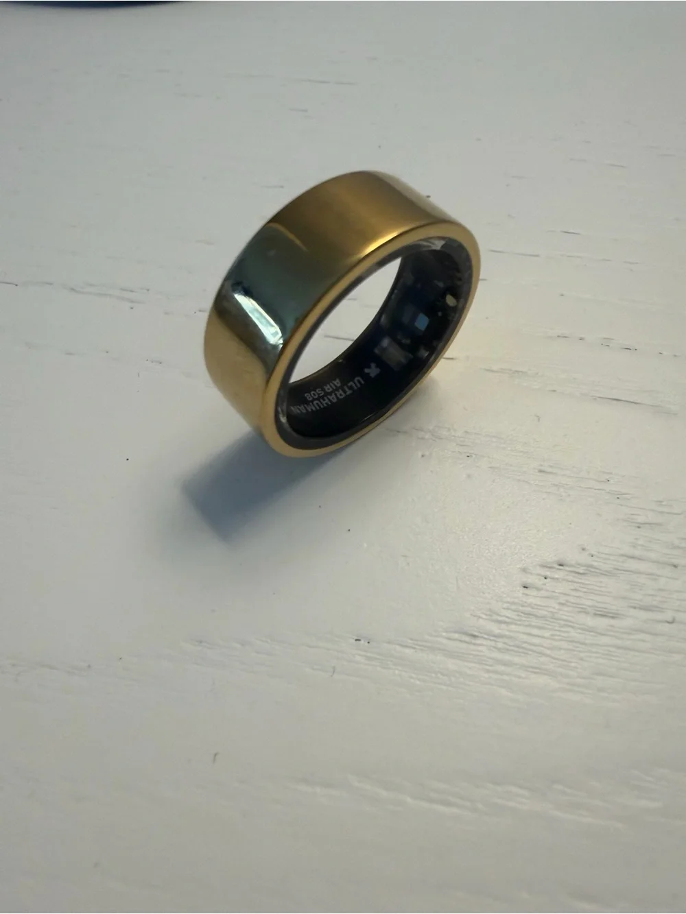 Ultrahuman Bionic Gold Smart Ring Size 8– Health & Activity Tracker (NEVER WORN)